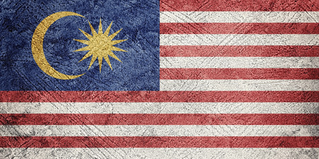 Grunge malaysia flag malaysia flag with grunge texture