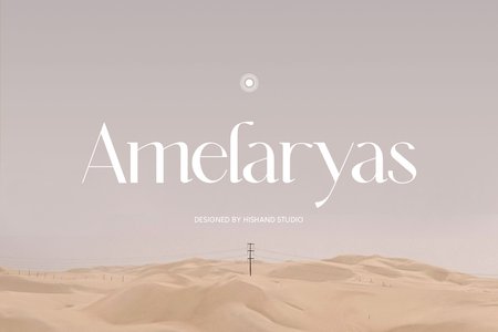 Amelaryas Typeface