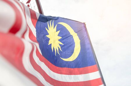 Malesia flag on blue sky